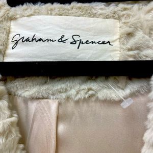 Graham and Spencer faux fur off white gilet for an added layer of warmth!